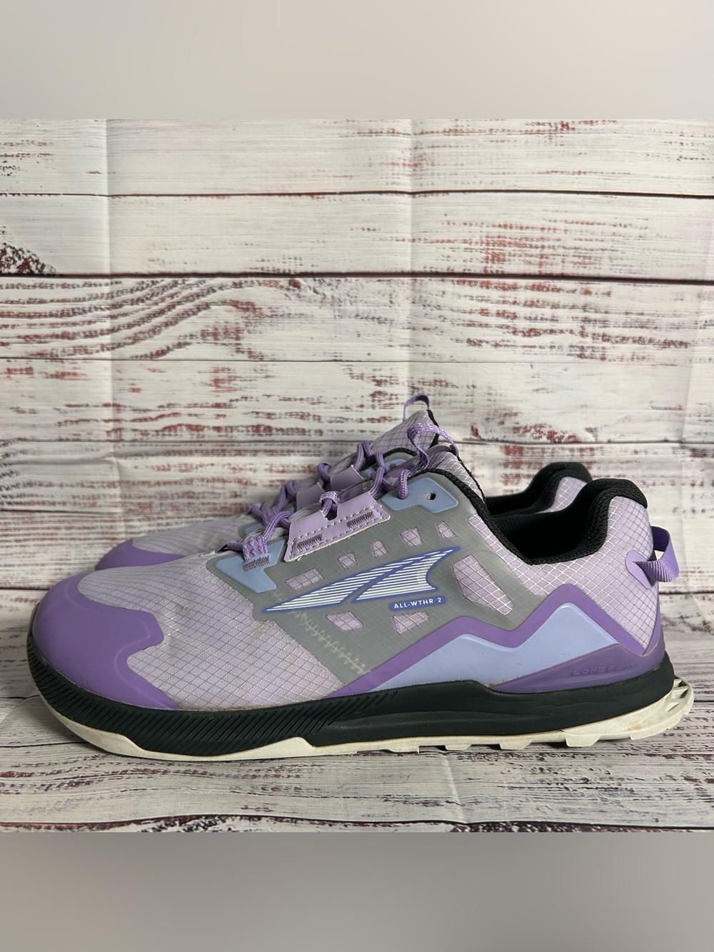Altra Lone Peak All-WTHR 2 Trail Running Purple Shoes Women’s Size 10.5 - Picture 3 of 9